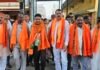 दीपका में भाजपा का दमदार शक्ति प्रदर्शन, ऋषिकांत सिदार के नामांकन में उमड़ी भीड़