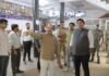नीट पुनर्परीक्षा की तैयारियों का कलेक्टर एवं पुलिस अधीक्षक ने किया निरीक्षण