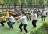 अंतरराष्ट्रीय योग दिवस पर महिला पत्रकार समूह ने किया योग कार्यक्रम का आयोजन