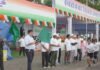 तेज बारिश के बीच उत्साह से निकली स्वतंत्रता दौड़, सद्भावना एवं एकता का दिया संदेश