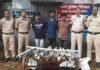 मिनीमाता कन्या महाविद्यालय में चोरी की दो वारदातों का खुलासा, तीन आरोपी गिरफ्तार