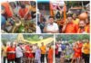 हर-हर महादेव से गूंजा कनकेश्वर धाम, कांवरियों की सेवा में समर्पित रहा कोरबा कांवरिया संघ