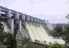 बांगो बांध में तेजी से बढ़ रहा जलस्तर, 94.65% भराव पर पहुंचे जलाशय के गेट
