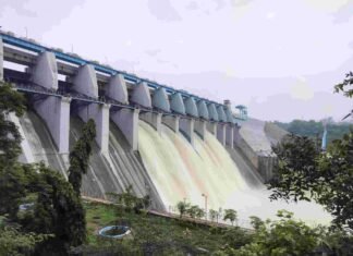 बांगो बांध में तेजी से बढ़ रहा जलस्तर, 94.65% भराव पर पहुंचे जलाशय के गेट