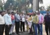 एसईसीएल गेवरा हाउस में भू-विस्थापितों और श्रमिकों का प्रदर्शन, लंबित मांगों पर उठाई आवाज